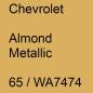 Preview: Chevrolet, Almond Metallic, 65 / WA7474.